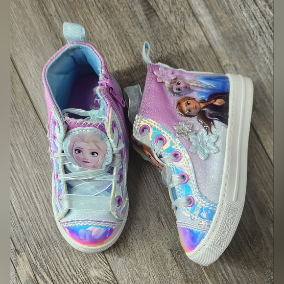 Disney Frozen 2 Anna & Elsa Snowflake high-top sneakers - Picture 3 of 5